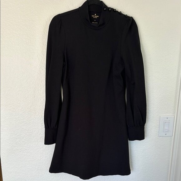 Kate Spade Black Long Sleeve Dress - Picture 1 of 4